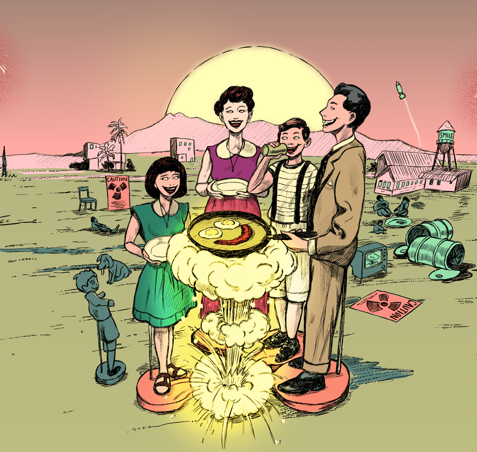 Foster The People Good Mourning Sunshine tour artwork