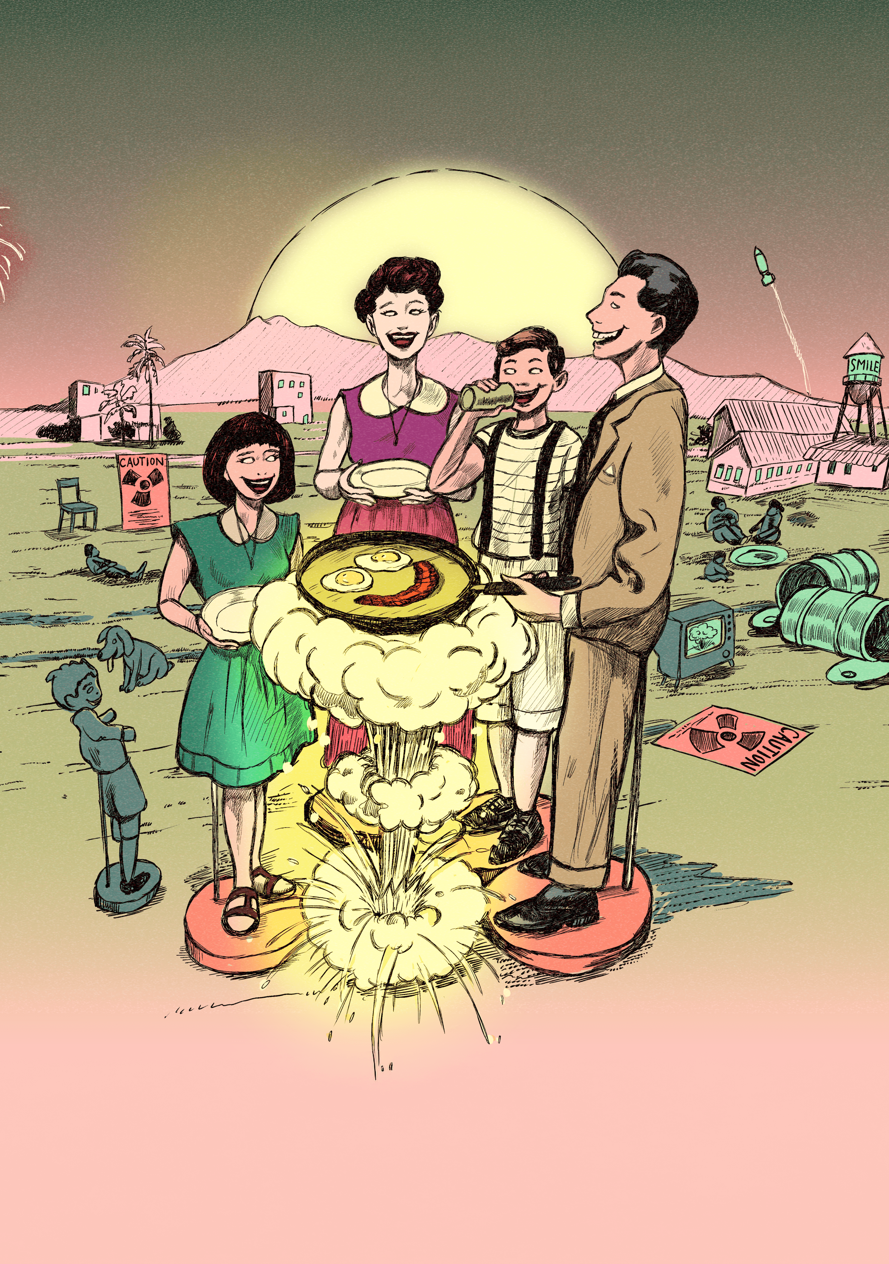 Foster The People Good Mourning Sunshine tour artwork